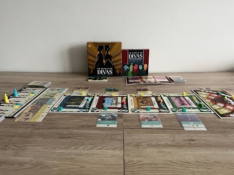 Настольная игра The Battle of the Divas + дополнение Palco Reale (Salt & Pepper Games)