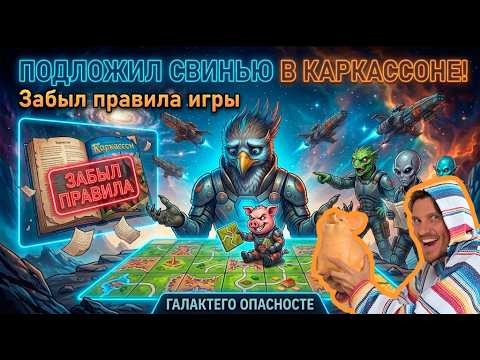 ПОДЛОЖИЛ СВИНЬЮ В КАРКАССОНЕ! Забыл правила игры