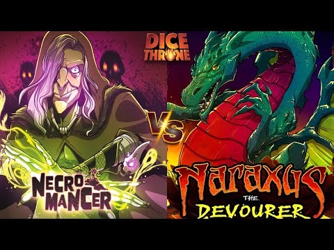 Некромант и Нараксус Трон Кубов | Necromancer & Naraxus Dice Throne Outcast Vanguard