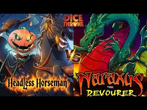 Всадник без головы и Нараксус Трон Кубов | Headless Horseman & Naraxus Dice Throne Outcast Vanguard
